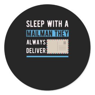 Postal worker Gift For Mailman Classic Round Sticker