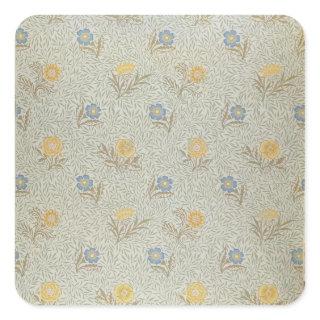 'Powdered' design (textile) Square Sticker