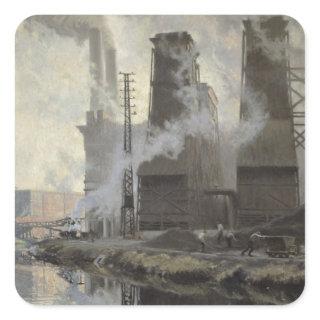 Power Station at Croix-Wasquehal Square Sticker