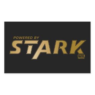 Powered By Stark Logo Rectangular Sticker