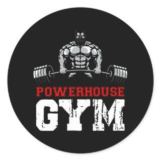 Powerhouse Gym Classic Round Sticker