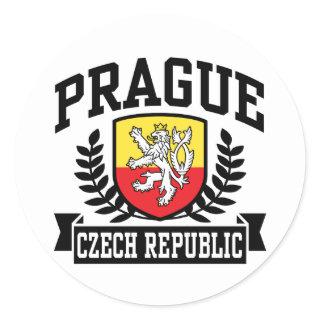 Prague Classic Round Sticker