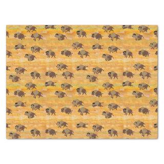 Prairie Buffalo Tissue Paper