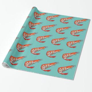 Prawn shrimp seafood kitsch art