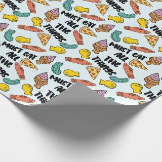 Pregnancy cravings cute food pattern baby Shower