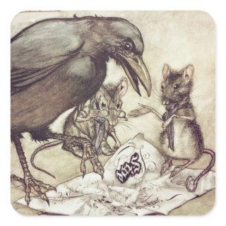 Preposterous!" cried Solomon in a rage" Square Sticker