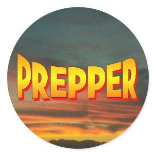 Prepper Classic Round Sticker