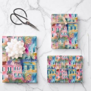 Preppy Charleston Houses  Sheets