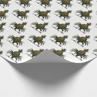 Preppy Heraldic Pineapple Crest Color WT