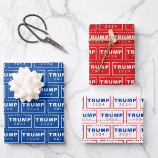 President Donald Trump 2024 Patriotic Christmas  Sheets