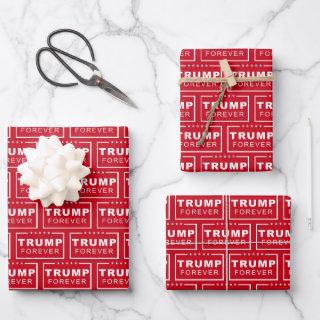 President Donald Trump Forever Red Christmas  Sheets