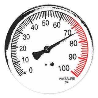 Pressure Gauge Sticker