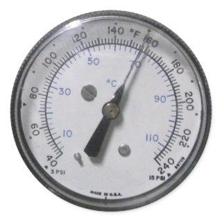 Pressure Gauge Stickers