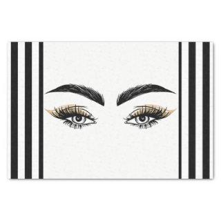 Pretty Eyes Beauty Salon Makeup Eyelashes Lashes Tissue Paper