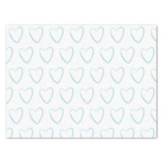 Pretty Heart Wedding Pattern  Tissue Paper