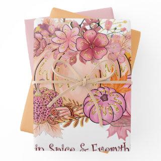 Pretty in Autumn Pink: Whimsy & Spice  Sheets
