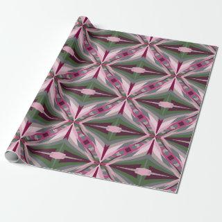 Pretty In Pink And Green Stretched Color Block