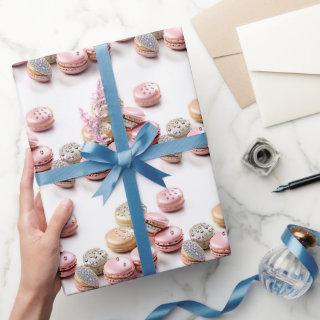 Pretty Macaron with Diamonds Birthday