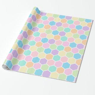 Pretty Pastel Honeycomb Pattern