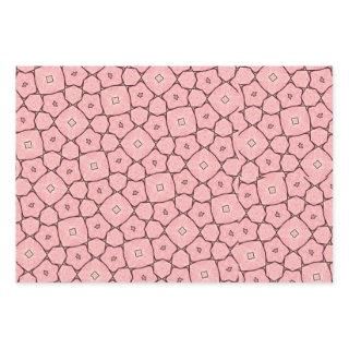 Pretty Pink Abstract Pattern Personalized Name For  Sheets