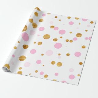 Pretty Pink and Gold Dots