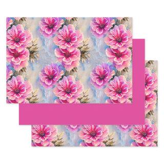 Pretty Shabby Chic Pink Flowers Floral Pattern  Sheets