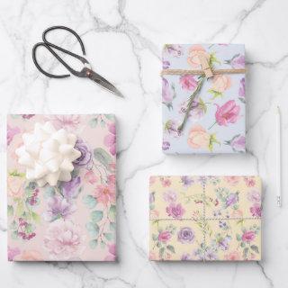 PRETTY SPRING FLOWERS FLORAL  SHEETS