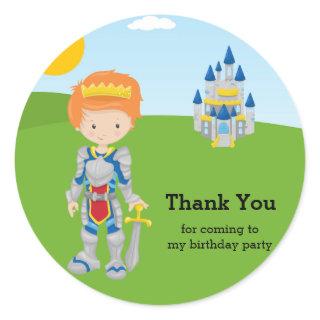 Prince Charming Classic Round Sticker