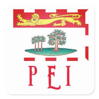 Prince Edward Island Flag Square Sticker