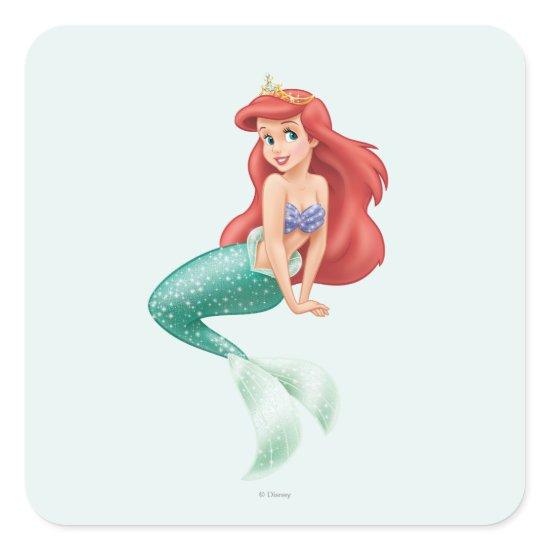 Princess Ariel Square Sticker