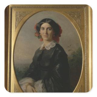 Princess Johanna von Bismarck, 1857 Square Sticker
