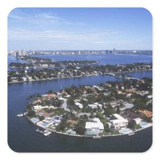 Private Island homes of Biscayne Bay, Star Square Sticker
