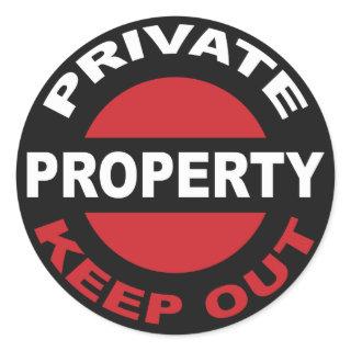 Private Property Sticker