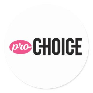 Pro-Choice Round Sticker (Sheet of 4)
