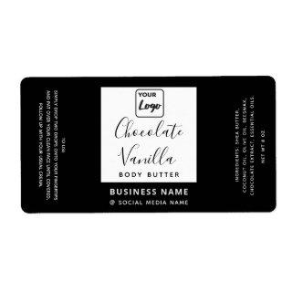 Professional typography black white logo product   label