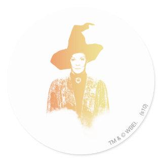Professor Minerva McGonagall Classic Round Sticker