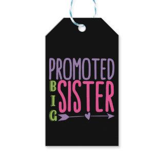 Promoted Big Sister - Big Sister Reveal Gift Tags