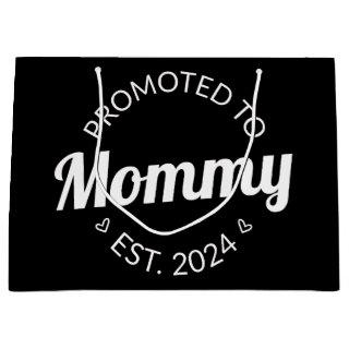 Promoted To Mommy Est. 2024 I Large Gift Bag