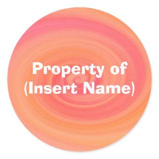 Property Sticker - Customized