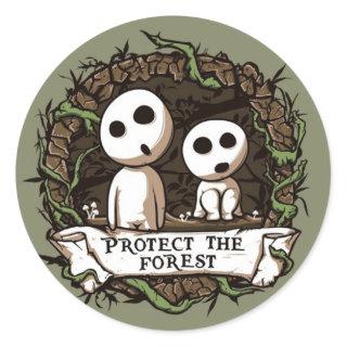Protect the Forest! Classic Round Sticker