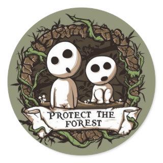 Protect the Forest! Classic Round Sticker