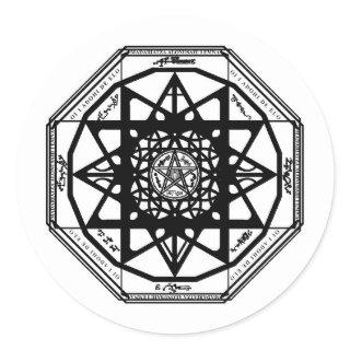 Protection Sigil Classic Round Sticker