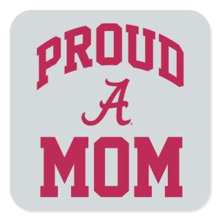 Proud Alabama Family - Mom Square Sticker