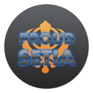 Proud Setia, Setia pride Classic Round Sticker