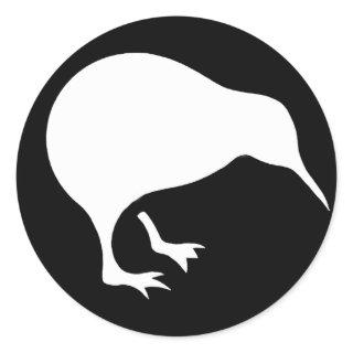 PROUD TO BE A KIWI - Classic Round Sticker, Matte Classic Round Sticker