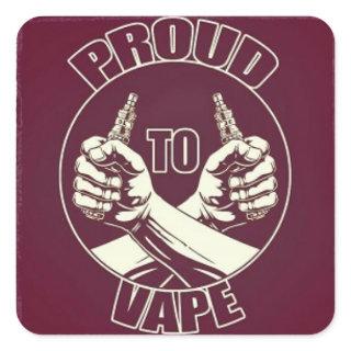 "Proud to Vape" Sticker