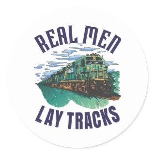 Proud Track Builder Classic Round Sticker