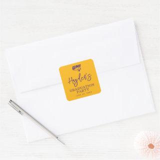 Proud University of Northern Iowa Graduate Square Sticker