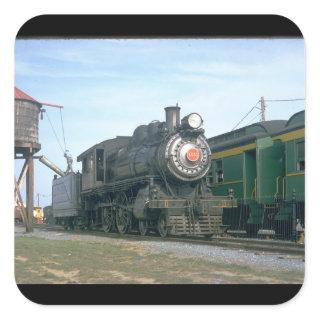 PRR 4-4-0 class D16sb #1223, 1966_Trains Square Sticker