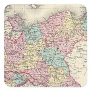 Prussia And Saxony Square Sticker